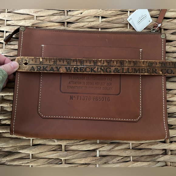 Coach Brown Leather Saddle Bag-NWT - Picture 6 of 8